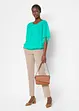 Chiffon blouse met ondershirt, bonprix