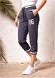 3/4 joggingbroek in een katoen-wolmix, bonprix