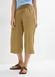 3/4 broek van een linnen-katoenmix, bonprix