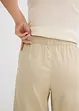 Bermuda met linnen en high waist comfortband, bonprix