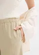 Bermuda met linnen en high waist comfortband, bonprix
