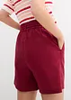 Paperbag short met linnen, bonprix