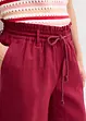Paperbag short met linnen, bonprix