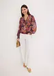 Gedessineerde blouse van chiffon, bonprix