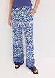 Gedessineerde jersey broek van een zachte viscosemix, bonprix
