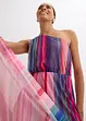 One shoulder jurk van softe mesh, bonprix