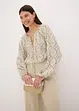 Gedessineerde tuniekblouse van een fijne viscosemix, bonprix