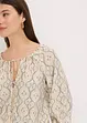 Gedessineerde tuniekblouse van een fijne viscosemix, bonprix