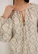 Gedessineerde tuniekblouse van een fijne viscosemix, bonprix