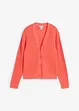 Ajour-vest met linnen, bonprix