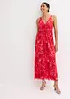 Gedessineerde maxi jurk van zacht mesh, bonprix