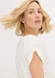 Shirt met broderie anglaise, bonprix