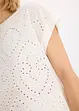 Shirt met broderie anglaise, bonprix