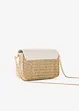 Schoudertas in rieten look, bonprix