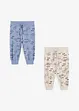 Baby shirtbroek (set van 2) van biologisch katoen, bonprix