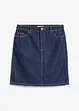 Spijkerrok mid waist, low stretch, bonprix
