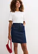 Spijkerrok mid waist, low stretch, bonprix