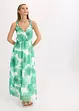 Chiffon jurk met bandjes en decoratieve accessoires, bonprix