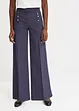 Twill broek met docoratieve knopen, bonprix