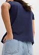 Basic T-shirt met print (set van 2), bonprix