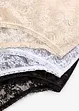 Tailleslip van kant (set van 3), bonprix