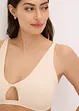 Bralette van katoen (set van 2), bonprix