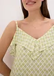 Midi jurk met ruches, bonprix