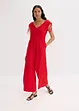 Jumpsuit van gestructureerde crêpe, bonprix