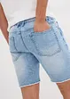 Lange jeans short met open zoom, relaxed fit, bonprix