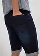 Stretch jeans bermuda met omgeslagen zoom, regular fit, bonprix