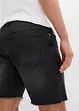 Jeans short met open boorden, relaxed fit, bonprix