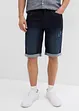 Stretch jeans bermuda met omgeslagen zoom, regular fit, bonprix