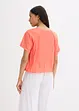 Blouse met korte mouwen van zachte viscose, bonprix