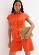Blouse met korte mouwen in een luchtige viscosemix, bonprix