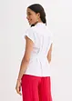 Blouse met korte mouwen in een luchtige viscosemix, bonprix