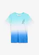 T-shirt met kleurverloop van biologisch katoen, bonprix