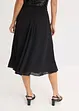 Midi rok met ruches, bonprix