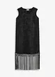 Mini jurk met franjes, bonprix