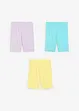 Biker short in een elastische katoenmix (set van 3), bonprix