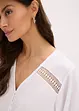 Shirt tuniek met kant, bonprix