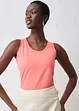 Tanktop met zijde, bonprix