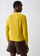 Ajour-vest met linnen, bonprix