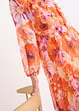 Chiffon jurk met volants, bonprix
