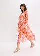 Chiffon jurk met volants, bonprix