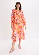 Chiffon jurk met volants, bonprix