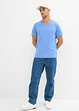 T-shirt met V-hals (set van 3), bonprix