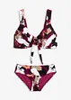 Minimizer beugel bikini met gerecycled polyamide (2-dlg. set), bonprix