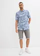 Overhemd met korte mouwen van viscose, bonprix