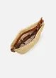 Schoudertas in rieten look, bonprix