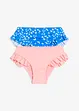 Meisjes bikinibroekje (set van 2), bonprix